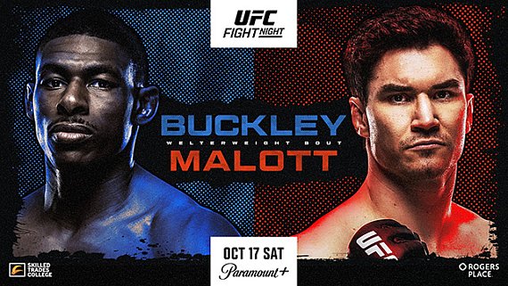 UFC Edmonton ‘Buckley vs. Malott’ play-by-play, results & round scoring