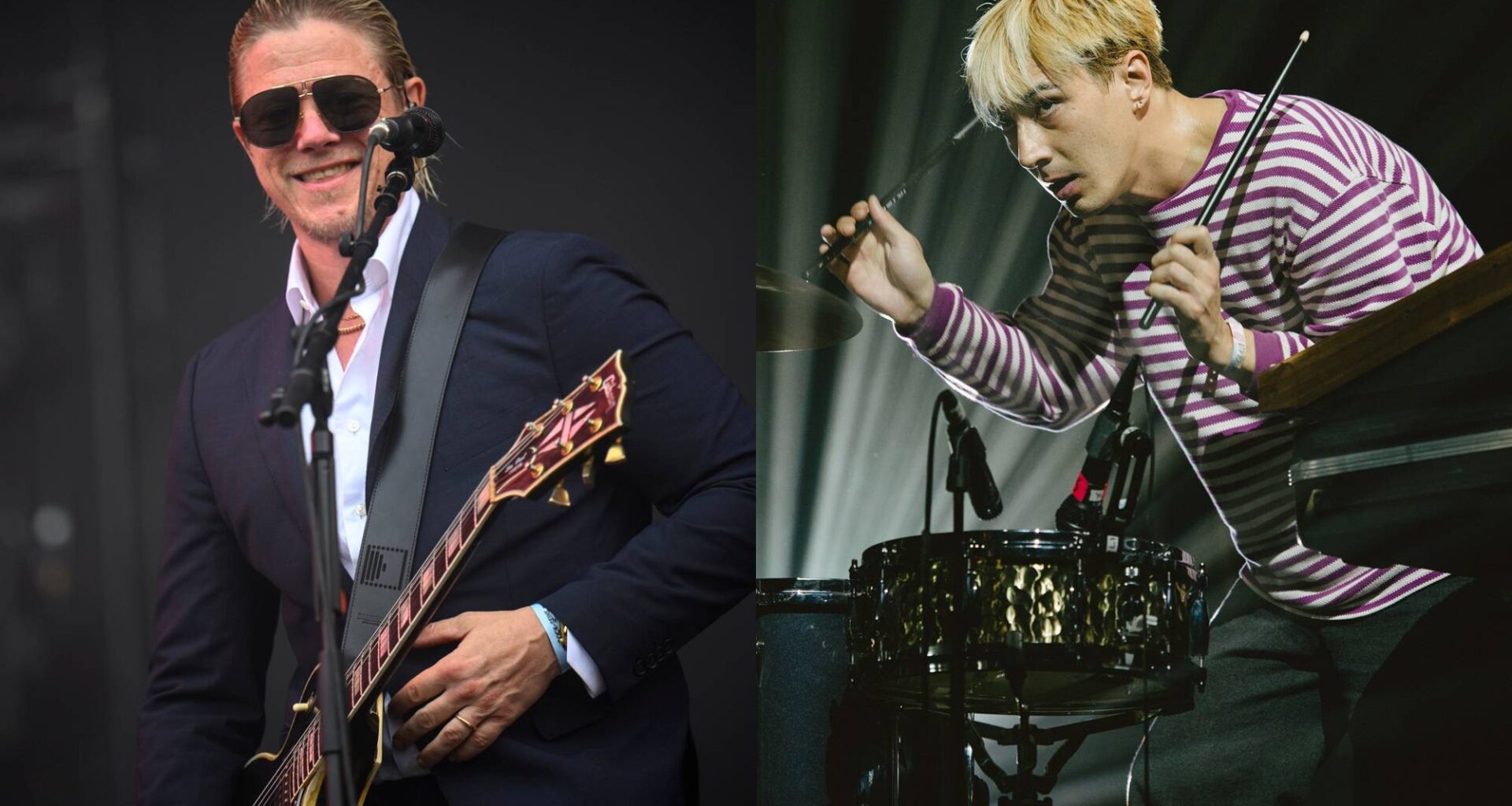 Interpol's Paul Banks and Liars' Aaron Hemphill