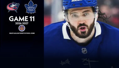 Toronto Maple Leafs vs. Columbus Blue Jackets – Game #11 Projected Lines, Preview & TV Info
