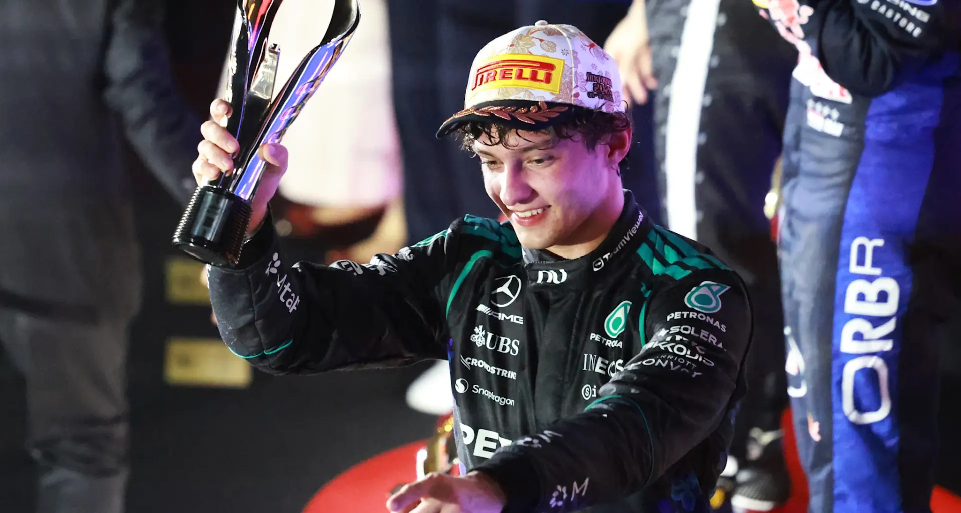 ‘Can I? Really?’ – Kimi Antonelli reacts as he gives himself first chance of sealing world title after Singapore podium