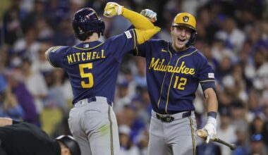 Dodgers Down 0-3 in NLCS After Brewers Win, Box Score Stats, Highlights, Updated MLB Playoff Bracket