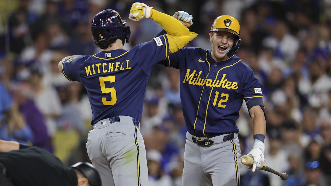 Dodgers Down 0-3 in NLCS After Brewers Win, Box Score Stats, Highlights, Updated MLB Playoff Bracket