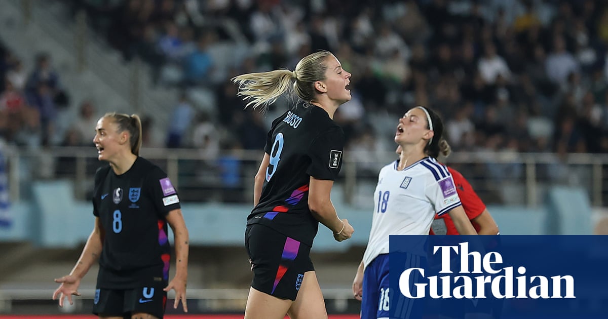 Lionesses take control of World Cup playoff tie but unfancied Greece still in fight | Women's World Cup 2027 qualifiers