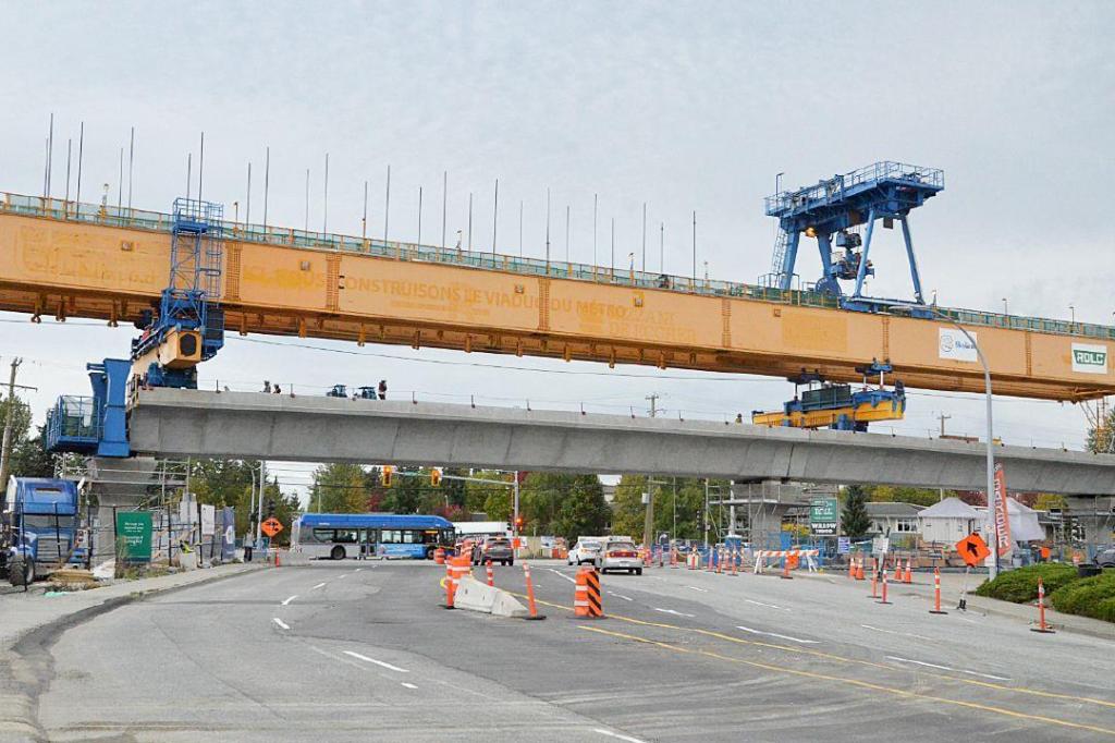 Traffic disruptions reduced along Langley SkyTrain route