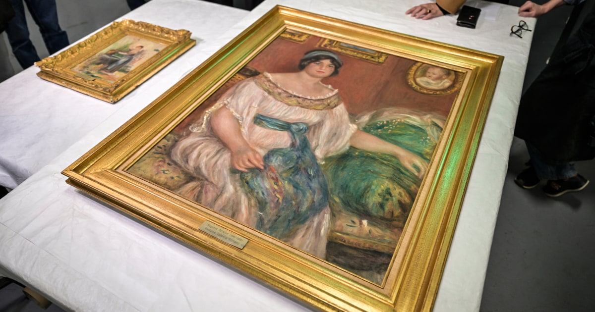 Stolen Renoirs recovered in France thanks to DNA, vehicle tracking