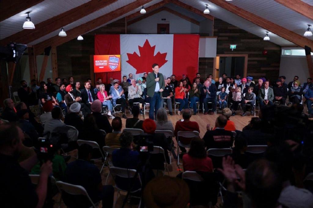 Eby promises new urgent care centre during North Delta campaign stop