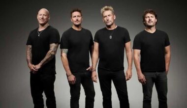 Nickelback studio portrait