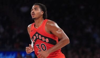 Sophomore forward Collin Murray-Boyles evolving for larger role on Toronto Raptors