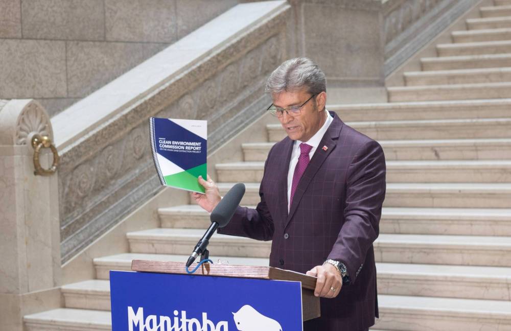 (Mike Thiessen / Free Press files)
Klein cited his experience in cabinet as evidence that Kinew's government must have a draft of the report.