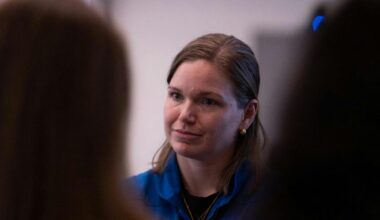 Astronaut Jenni Gibbons talks Artemis II training at MSU event