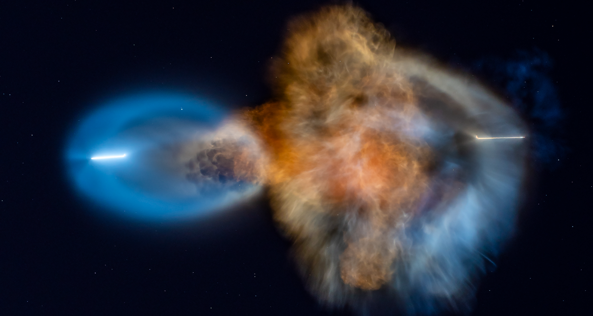 Cosmic 'jellyfish' wows skywatchers after SpaceX launch photo of the day for Oct. 14, 2026