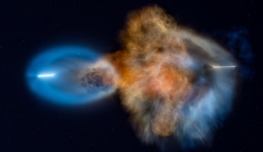 Cosmic 'jellyfish' wows skywatchers after SpaceX launch photo of the day for Oct. 14, 2026