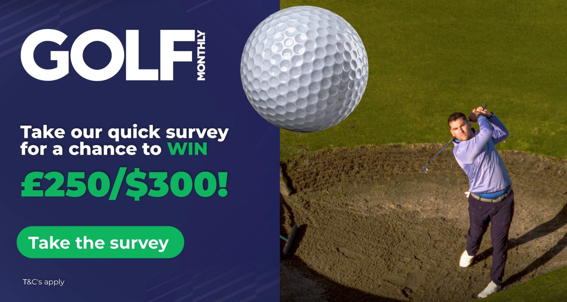 Take This Golf Survey For Your Chance To Win A £250/$300 Amazon Voucher