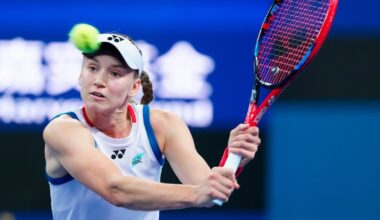 Elena Rybakina advances to Ningbo quarterfinals after opponent injured, Alexandra Eala out