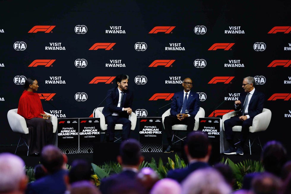 Formula 1 Announcement in Rwanda, Africa