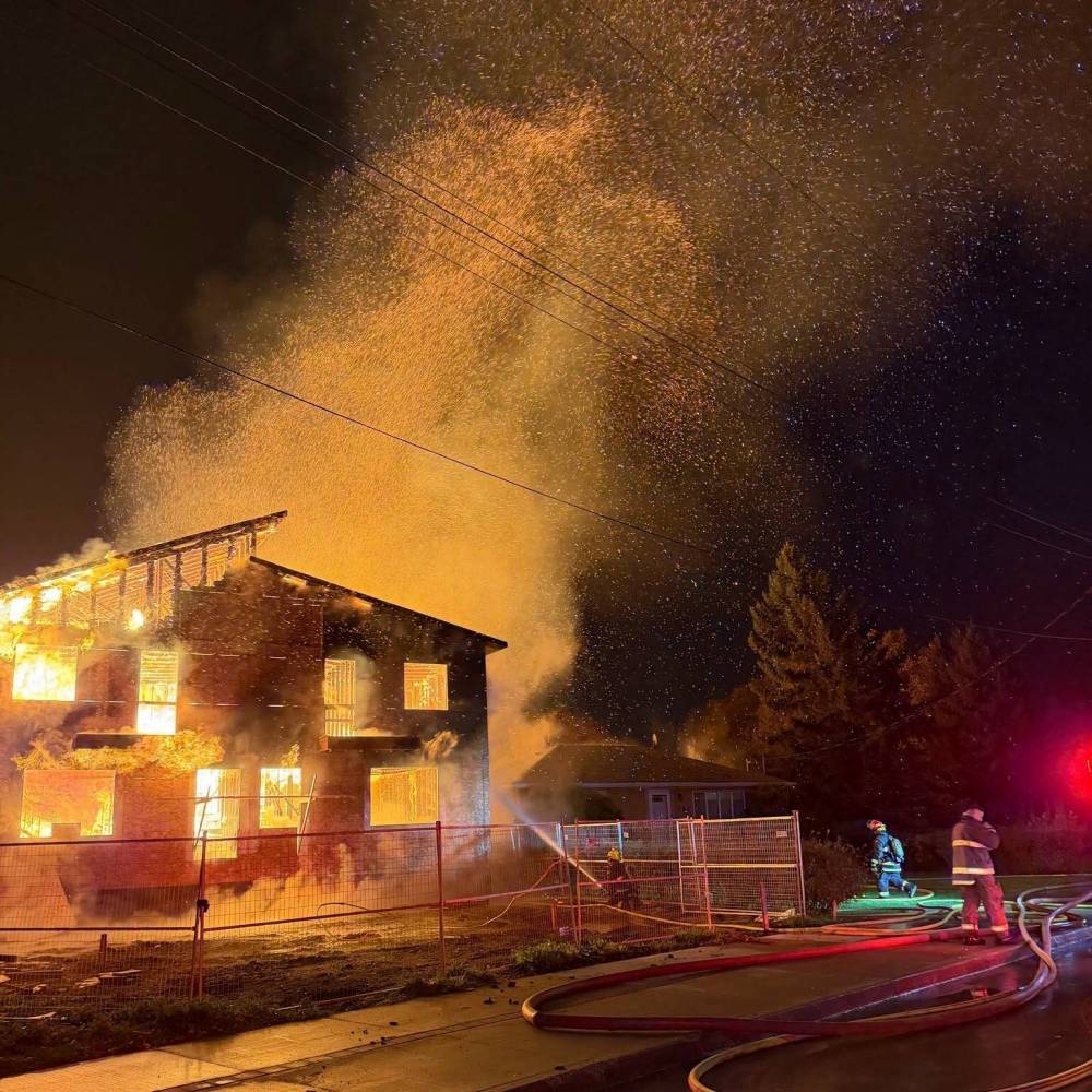 SUPPLIED
The fences of neighbouring homes were burned and rooftop shingles were singed.