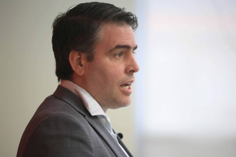 MGEU President Kyle Ross (Ruth Bonneville/Winnipeg Free Press files)