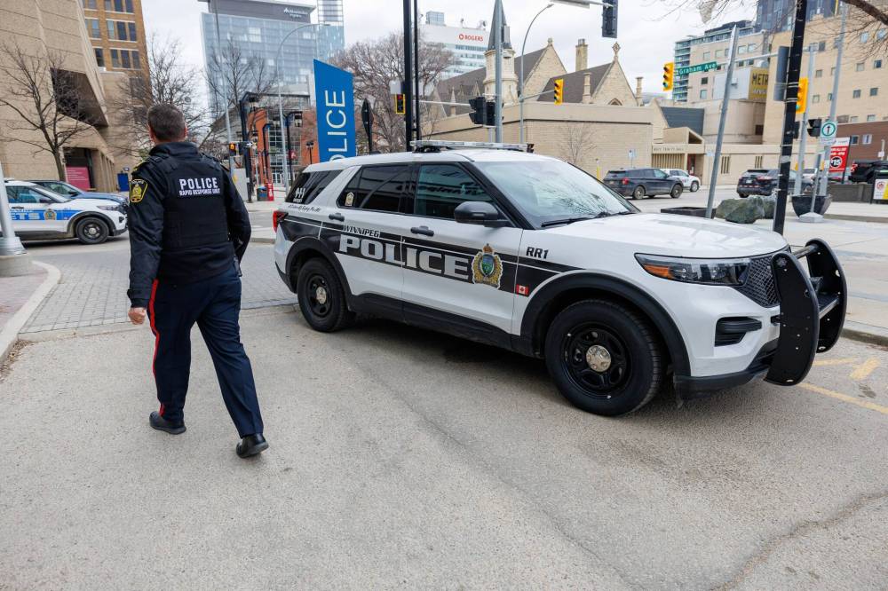 (Mike Deal / Free Press files) Klein estimated his plan to hire more police officers would cost $3.99 per month, per taxpayer.