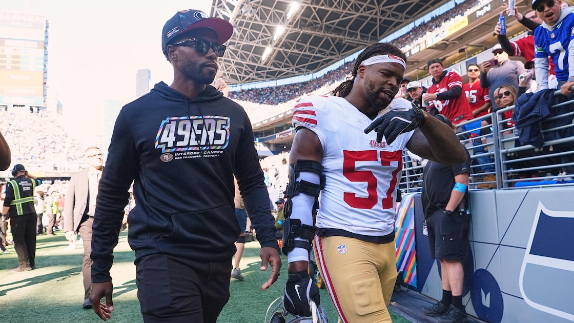 49ers' Dre Greenlaw Suspended by NFL After Being Ejected for Headbutting Seahawks' Ernest Jones IV