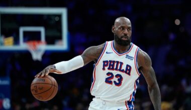 LeBron James, James Embiid play Philadelphia 76ers' preseason finale, but 'still working on our rhythm'