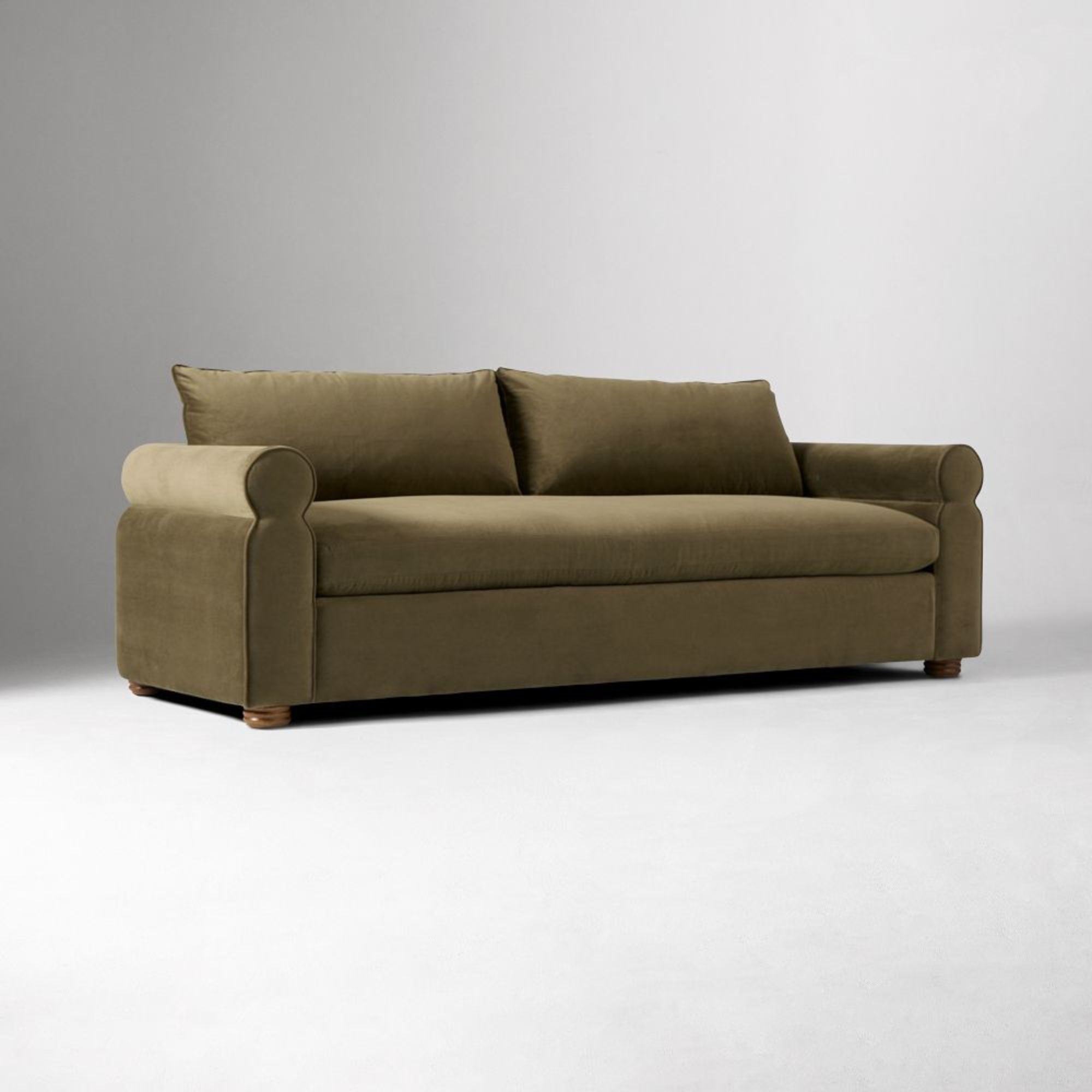 Pierce &amp; Ward Channeled Sofa 92" - Juniper