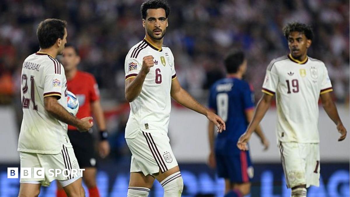 Croatia 1-2 Spain: Substitute Mikel Merino scores twice as Spain win