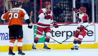 Tocchet has no answers as Hurricanes send Flyers to 7th straight loss