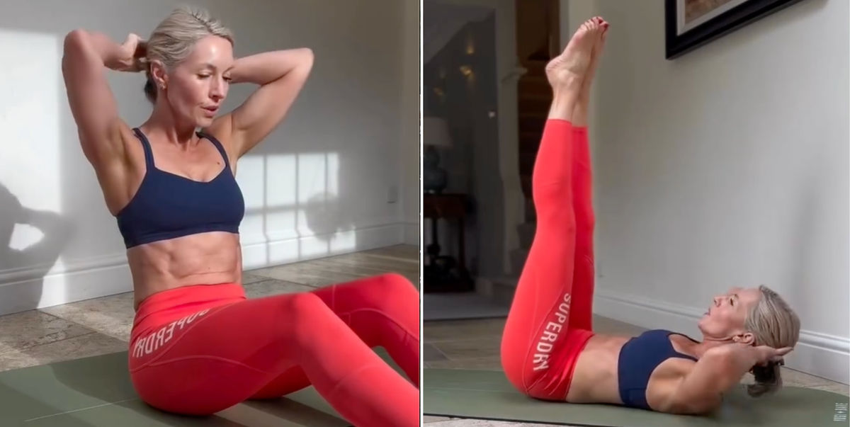 Midlife fitness expert Caroline Idiens, 54, shares 6 no-kit core exercises 'you need to start doing'