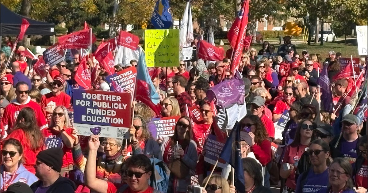 More than 1,000 rally for publicly funded education in Victoria Park - CTV News