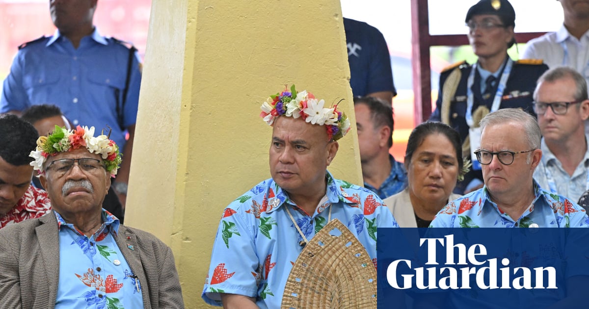 Agreement to transition away from fossil fuels ‘not open for renegotiation’, Pacific leader tells pre-Cop | Climate crisis