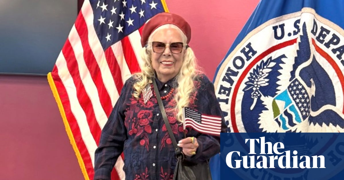 Joni Mitchell becomes US citizen: ‘A journey that began 62 years ago’ | Joni Mitchell
