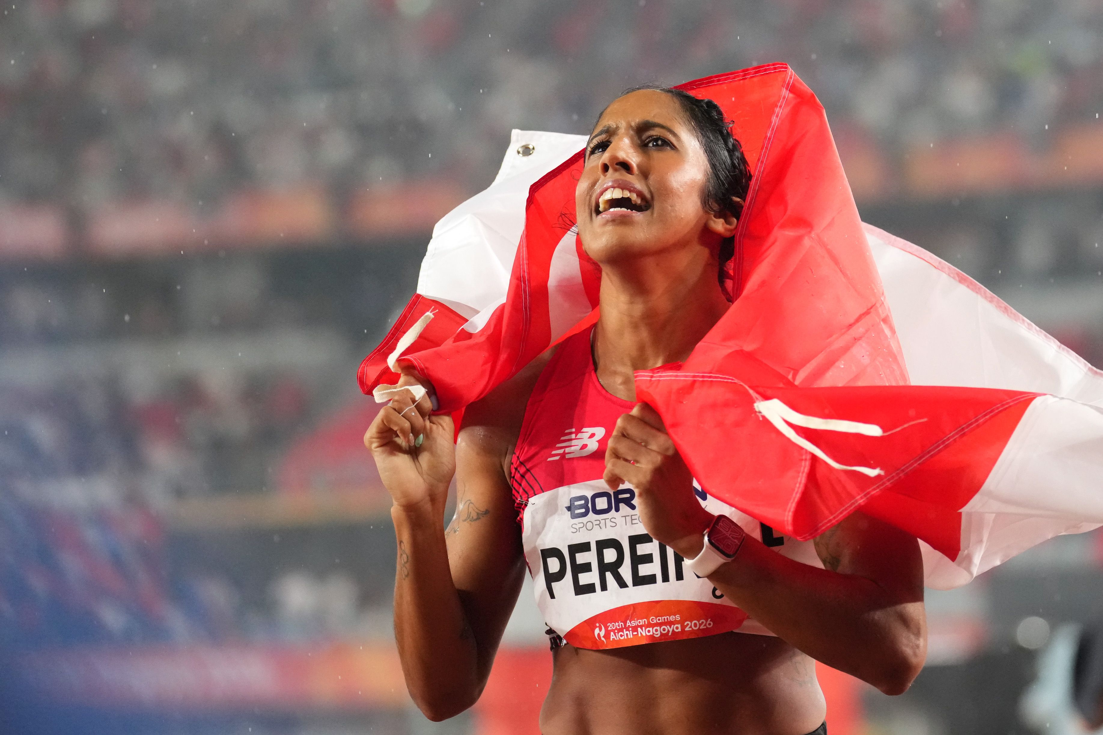 Sprinter Shanti Pereira of Singapore