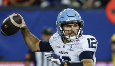 Argonauts sign QB Chad Kelly to five-year extension worth over $1M a year