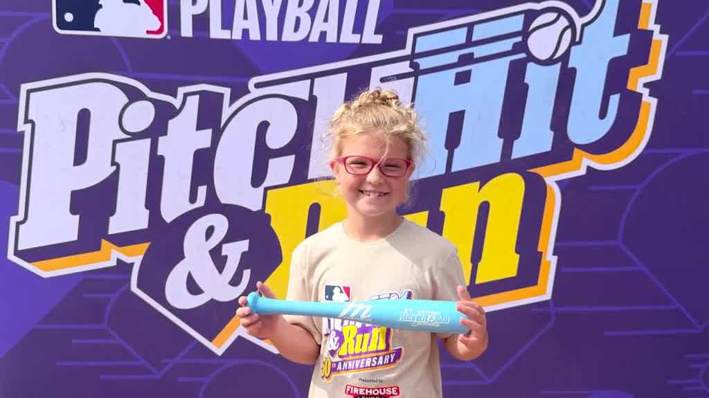 8-year-old heads to World Series to compete in final round of the MLB's Pitch, Hit & Run competition