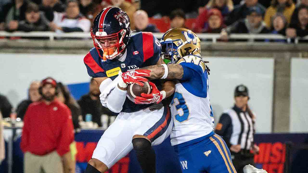 Alouettes cruise past Blue Bombers to clinch East Division title