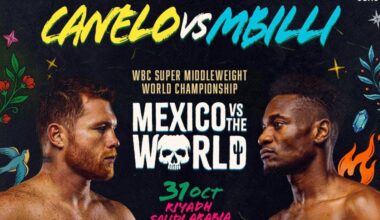 Halloween havoc! Canelo Alvarez vs Christian Mbilli rebooked for Oct. 31 in Riyadh | Mexico vs. The World