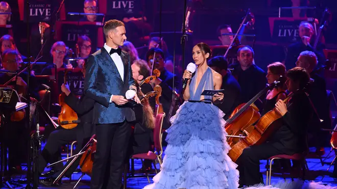 Classic FM presenters Dan Walker and Myleene Klass hosted the evening.