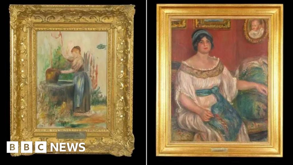 Two Renoir paintings stolen from French museum are recovered - BBC