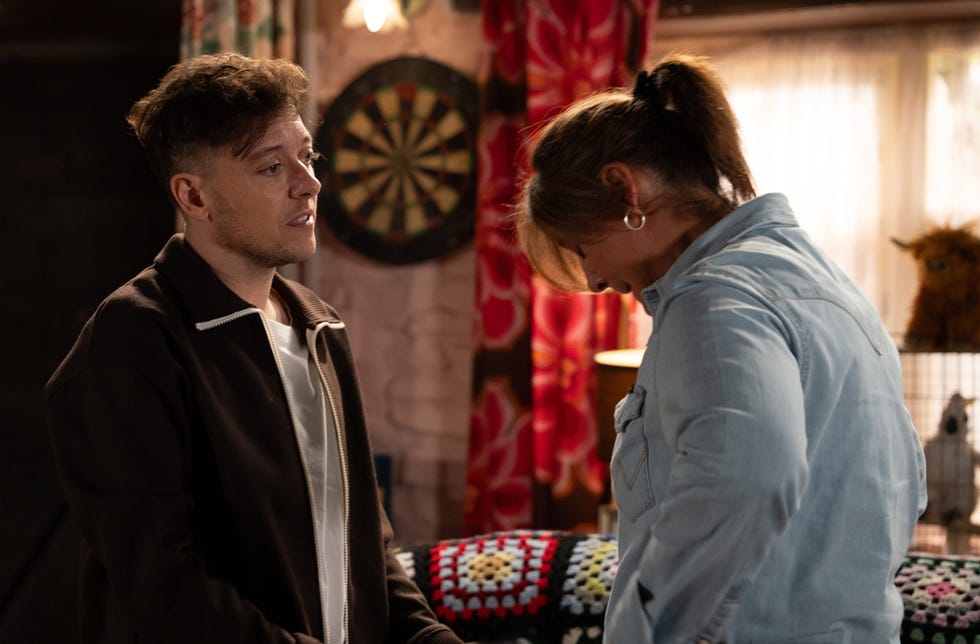 Matty Barton, Moira Dingle, Emmerdale matty barton, moira dingle, emmerdale