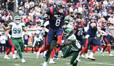 Riders get carved by Alouettes on Thanksgiving Monday, lose 44-24