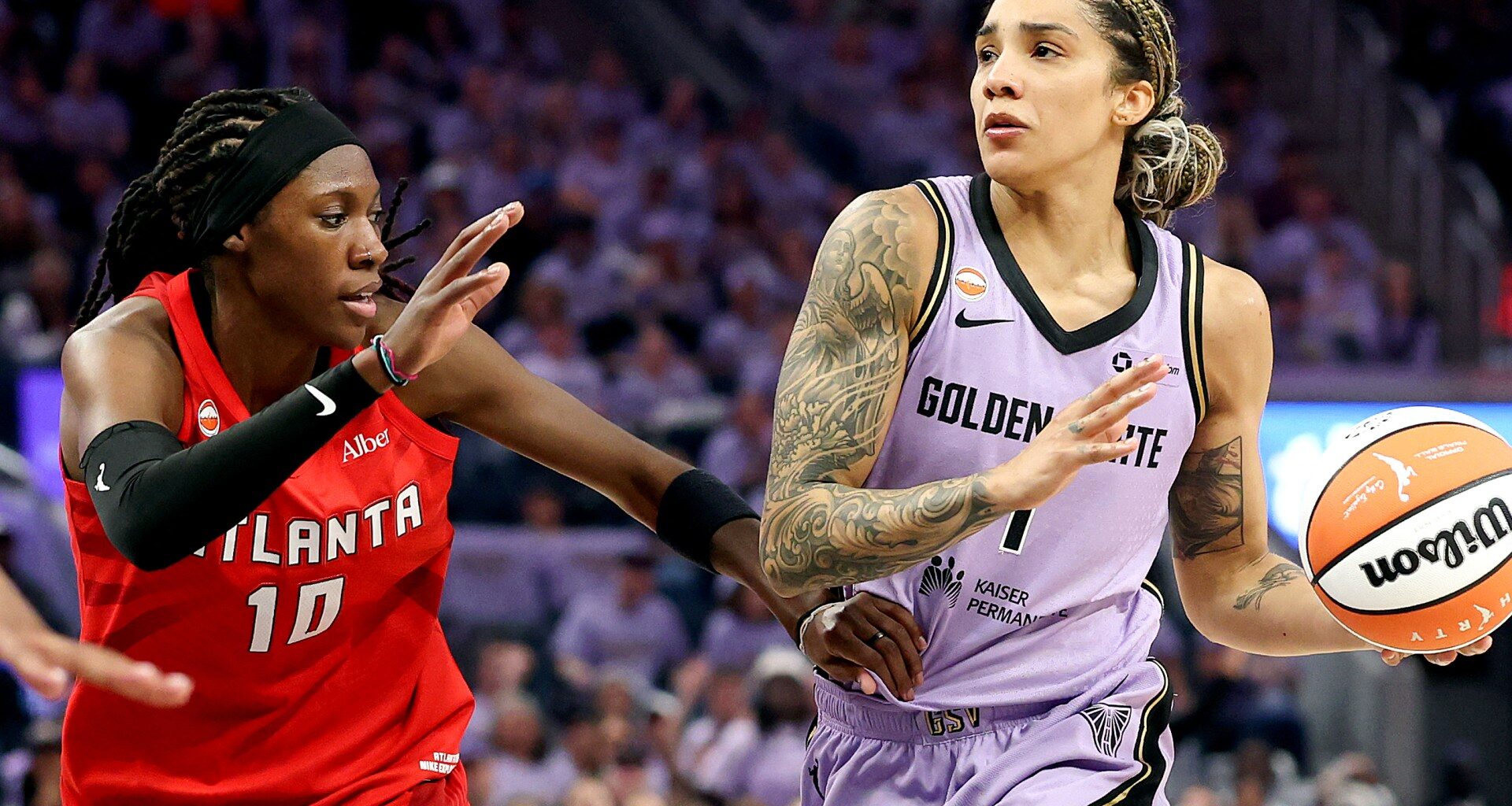 WNBA Finals: Gabby Williams leads Valkyries to nervy Game 1 win over Dream | Basketball