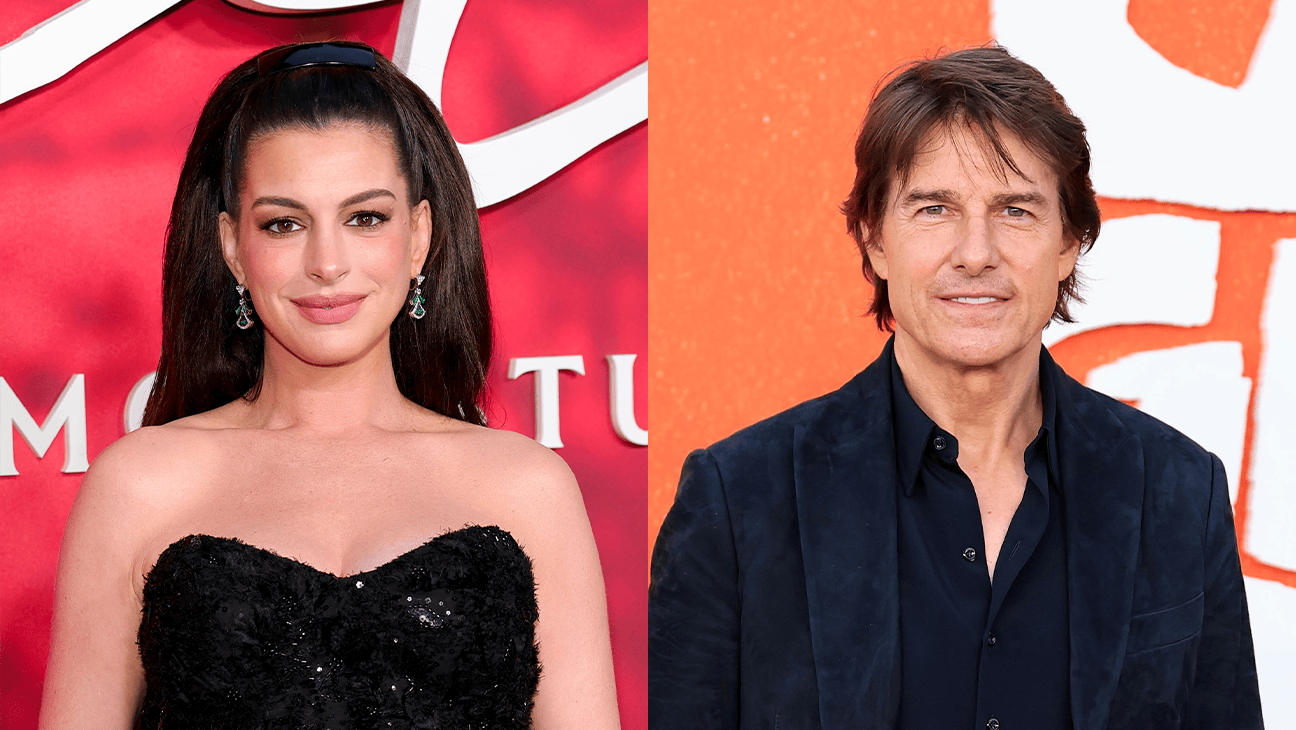 Anne Hathaway and Tom Cruise