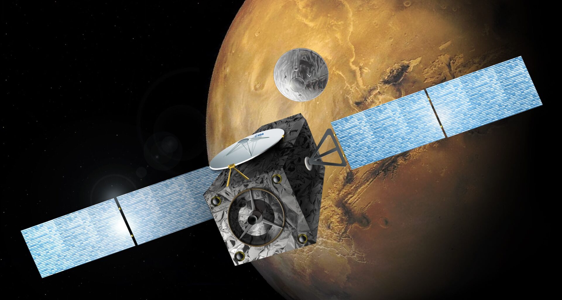 On this day in space! Oct. 19, 2016: Europe's ExoMars orbiter and Schiaparelli lander arrive at Mars
