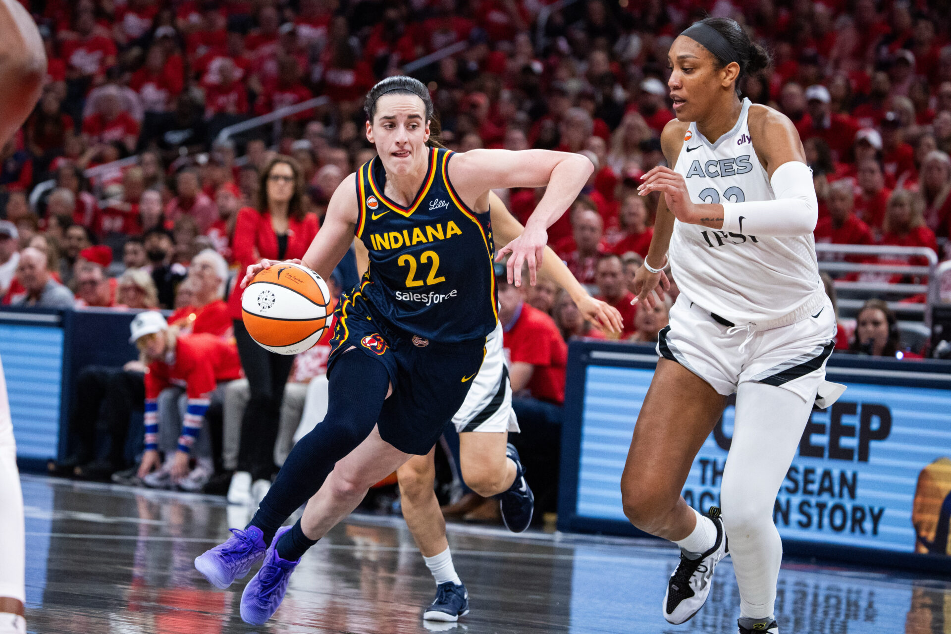 WNBA: Playoff-Las Vegas Aces at Indiana Fever