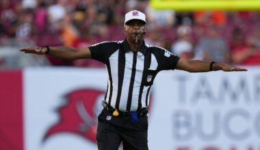 Flags fly everywhere as NFL suspends a pair of officials