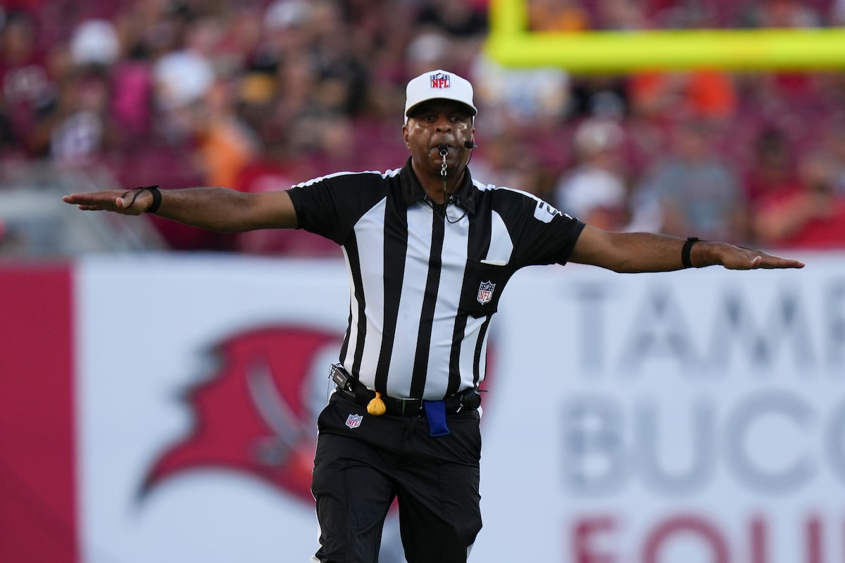 Flags fly everywhere as NFL suspends a pair of officials