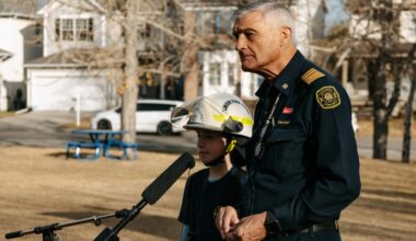 Calgary fire officials share home safety tips during school drills