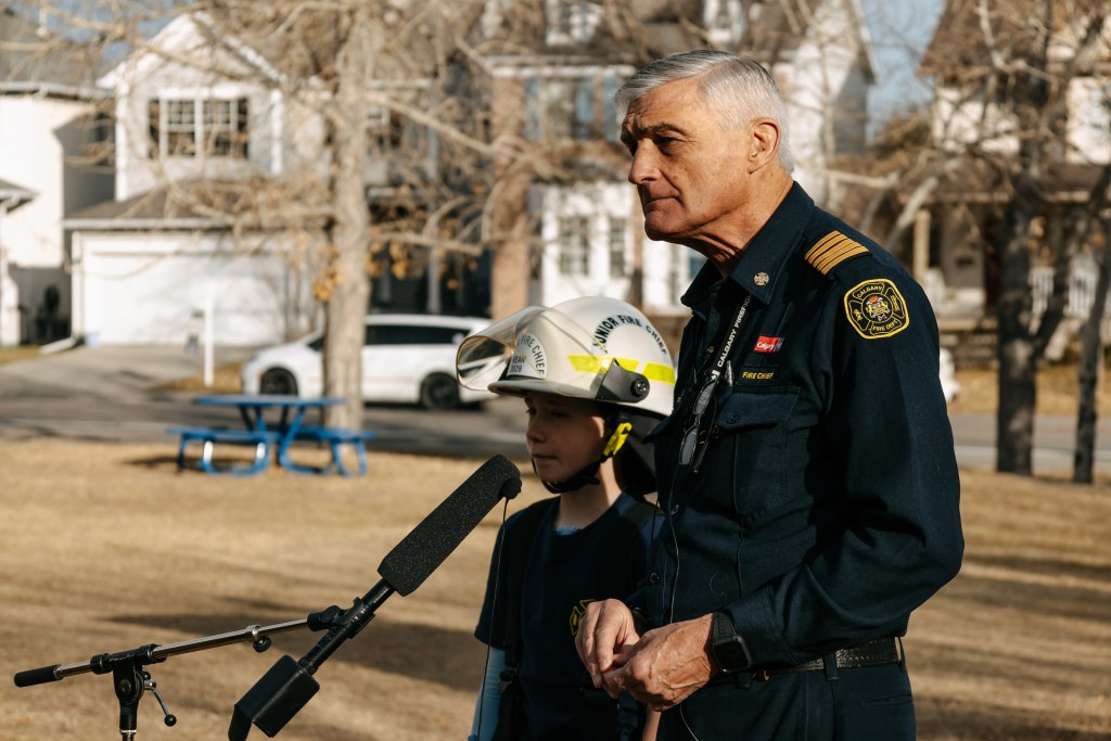 Calgary fire officials share home safety tips during school drills