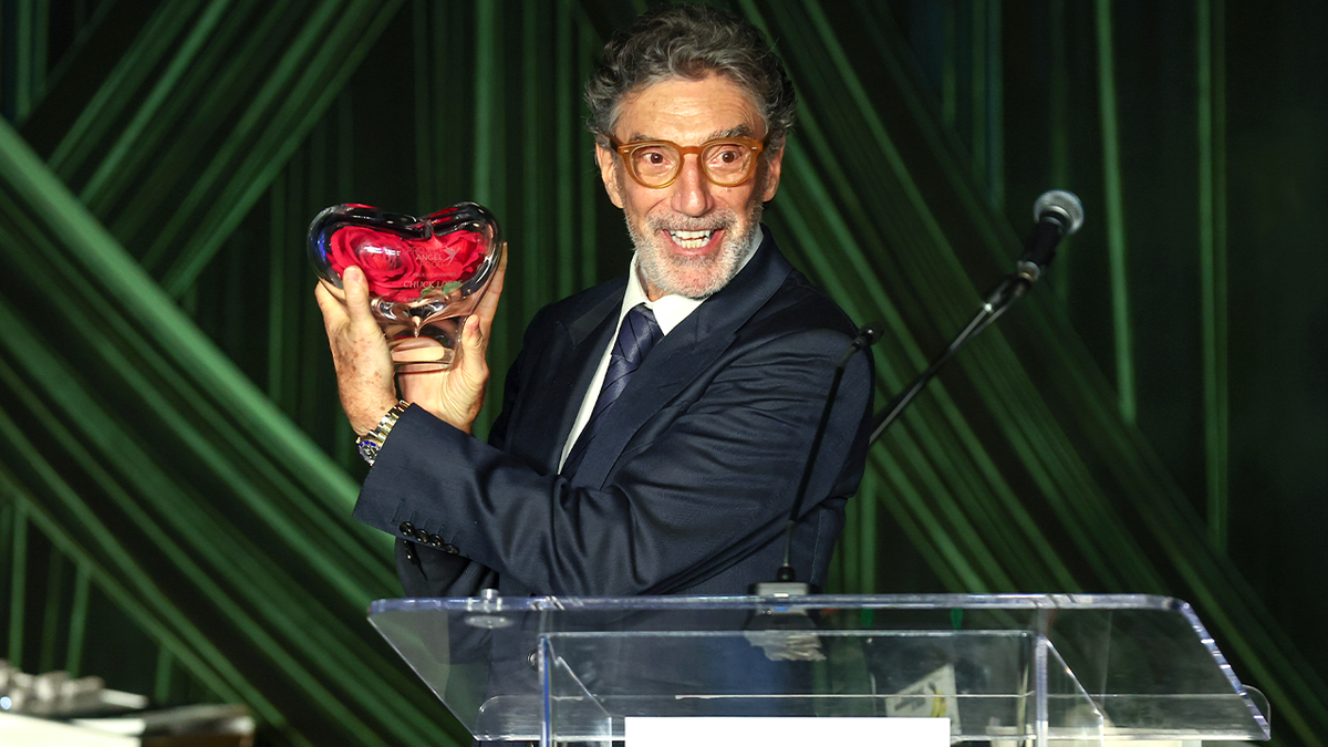 Chuck Lorre accepts award at Project Angel Food’s Angel Awards.