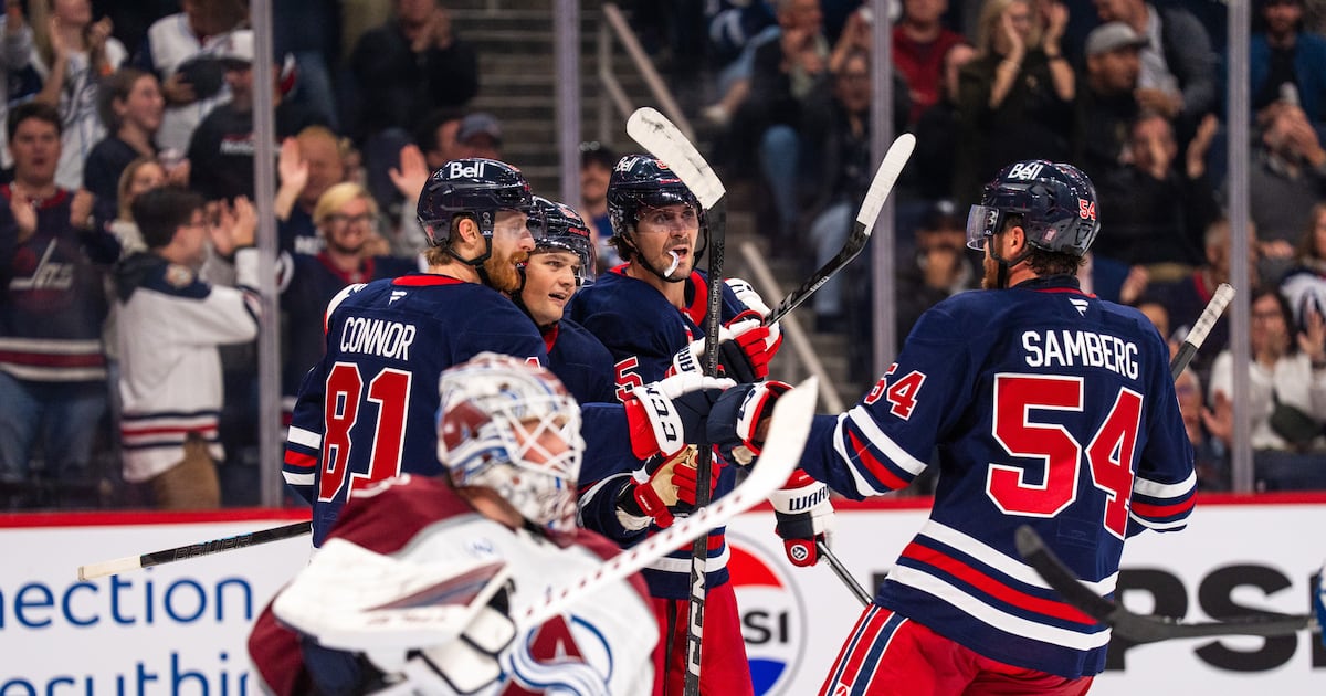 Kyle Connor scores twice to help Winnipeg Jets edge Colorado Avalanche for third straight win